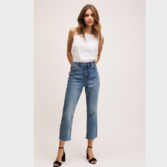 Dynamite Zipper Back Tank WHITE W/PINK FLORAL - Picture 4 of 12